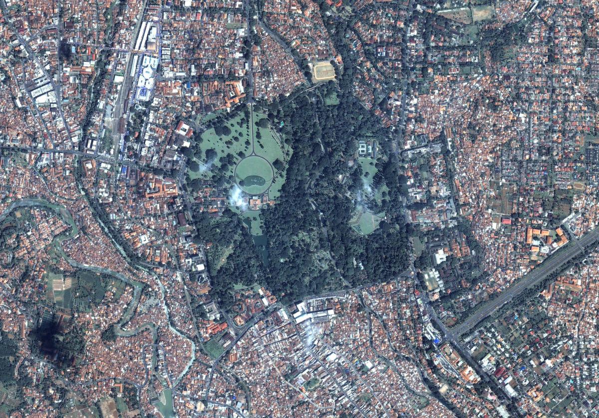 Karte von Jakarta satellite