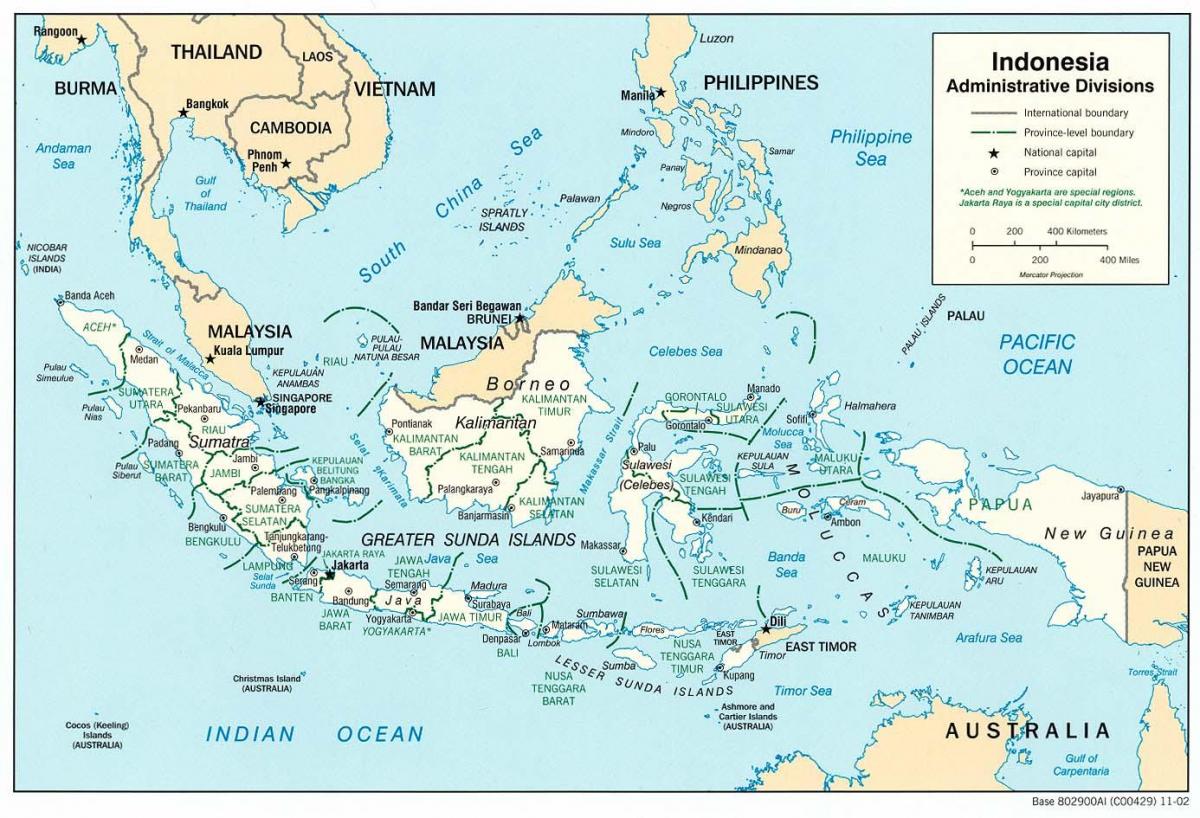 Jakarta Indonesien Weltkarte