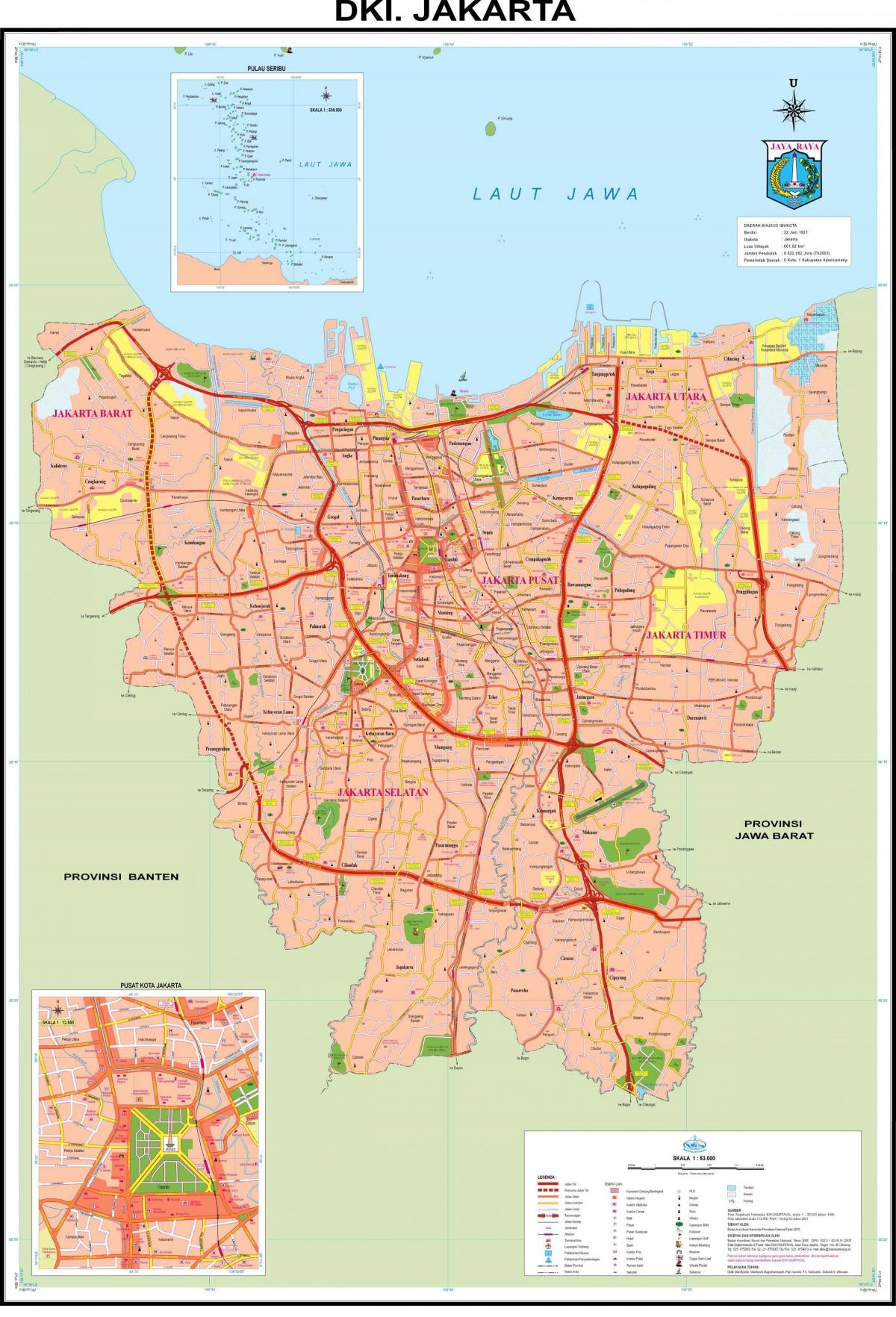 Jakarta city-map