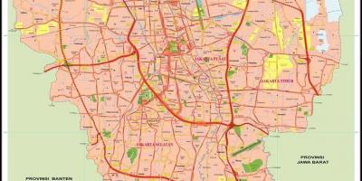 Karte von Jakarta old town