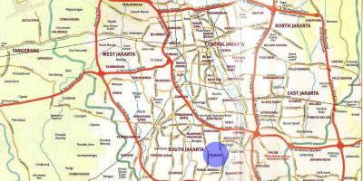 Karte von kemang Jakarta